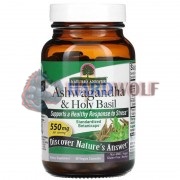 Ashwagandha [Ашваганда] (60 капс), Nature's Answer