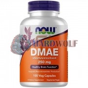 DMAE [Диметиламиноэтанол] (250 мг x 100 капс), NOW Foods