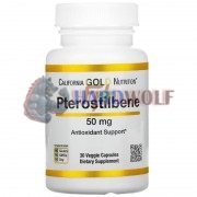Pterostilbene [Птеростильбен] (50 мг x 30 капс), California Gold Nutrition