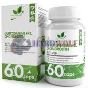 Glucosamine HCL, Chondroitin [with MSM] (60 шт), NaturalSupp