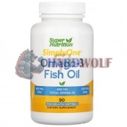 Omega-3 Fish Oil (90 шт по 1000 мг), Super Nutrition