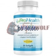 Vitamin D3 50, 000 (50 шт по 1, 25 мг), Pro-Health Longevity