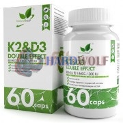 K2 & D3 [60 mcгр x 200 IU] (60 шт), NaturalSupp