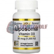 Liposomal Vitamin D3 (60 шт), California Gold Nutrition
