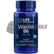 Vitamin B6 250 мг (100 шт по 250 мг), Life Extension