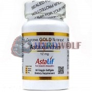 Astaxanthin [Astalif®] (30 шт по 12 мг), California Gold Nutrition