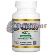 Trans-Resveratrol [Veri-te™] (60 шт по 200 мг), California Gold Nutrition