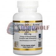 Antarctic Krill [Rimfrost] (120 шт по 500 мг), California Gold Nutrition