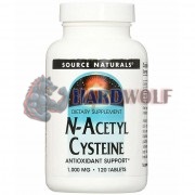N-Acetyl Cysteine (120 шт по 600 мг), Source Naturals