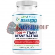 Trans-Resveratrol 1000 мг [Enhanced Absorption] (60 шт), Pro-Health Longevity
