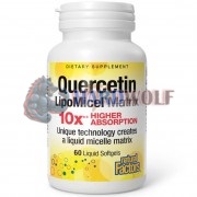 Quercetin [LipoMicel Matrix] (60 шт), Natural Factors