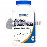 Alpha Lipoic Acid (240 шт по 300 мг), Nutricost