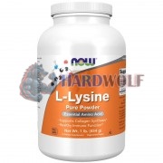 L-Lysine [Pure Powder] (454 гр), NOW Foods