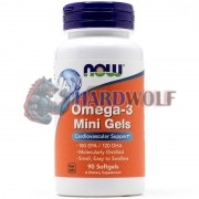 Omega-3 (90 шт по 500 мг), NOW Foods