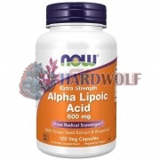 Alpha Lipoic Acid [Extra Strength] (120 шт по 600 мг), NOW Foods