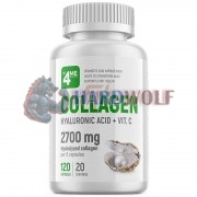 Collagen Hyaluronic Acid Vit. C (120 шт), 4Me Nutrition