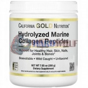 Hydrolyzed Marine Collagen Peptides (200 гр: 40 порций), California Gold Nutrition