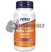 Alpha Lipoic Acid [Extra Strength] (60 шт по 600 мг), NOW Foods