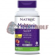 Melatonin [Fast Dissolve] (60 шт по 10 мг), Natrol