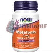 Melatonin [Sustained Release] (120 шт по 2 мг), NOW Foods