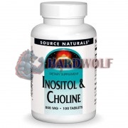 Inositol & Choline (100 шт по 800 мг), Source Naturals