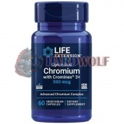Optimized Chromium [Chrominex® 3+] (60 шт по 500 мкг), Life Extension