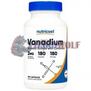Vanadium [with Chromium] (180 шт), Nutricost