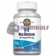 Magnesium Glycinate + D3 [170 мг x 125 mcg] (90 шт), KAL