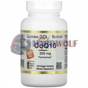 CoQ10 [Fermented] (120 шт по 200 мг), California Gold Nutrition