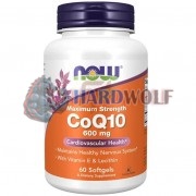 CoQ10 [Maximum Strength] (60 шт по 600 мг), NOW Foods