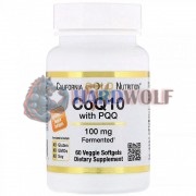 CoQ10 with PQQ [100 мг x 10 мг] (60 шт), California Gold Nutrition