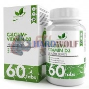 Calcium + Vitamin D3 (60 шт), NaturalSupp